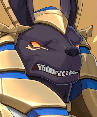 Anubis character portrait