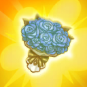 A Blue Rose in Full Bloom