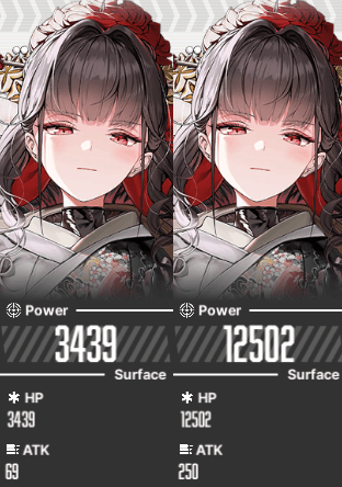 NIKKE surface mode stat difference