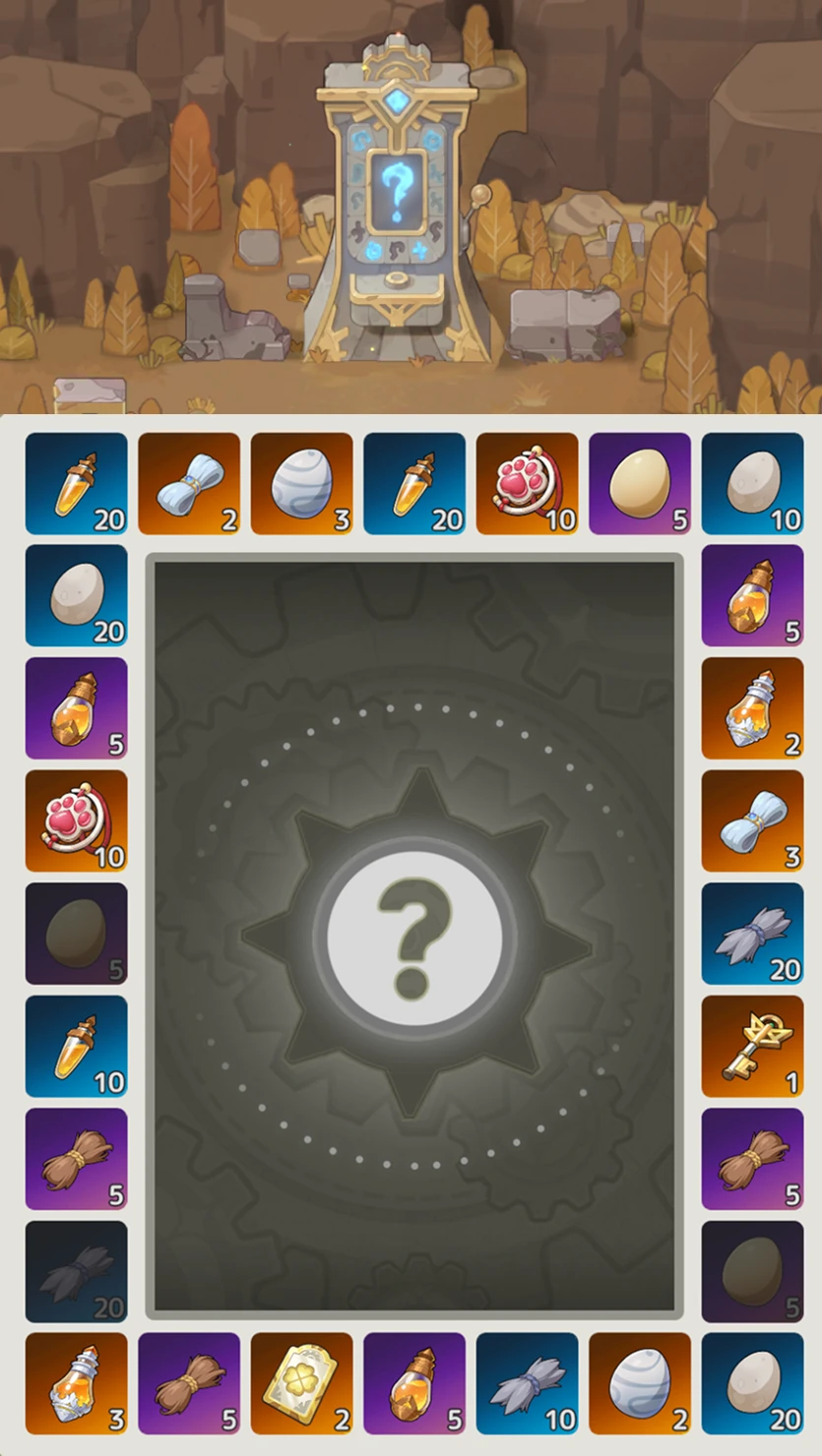 sword x staff wheel of destiny mount-chestnut