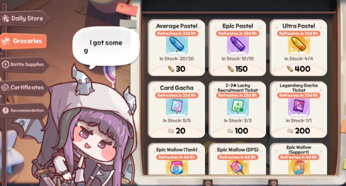 trickcal revive general shop guide