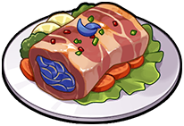 Floral Meat Roll