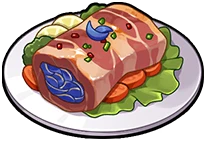 Floral Meat Roll
