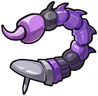 Scorpion Tail Brooch