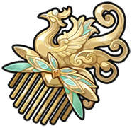 Golden Peacock Hairpin
