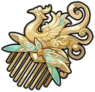 Golden Peacock Hairpin
