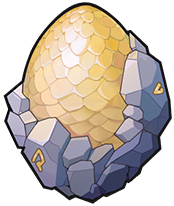 Winged Egg Fossil