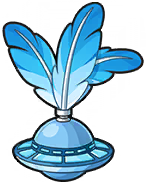Upright Shuttlecock